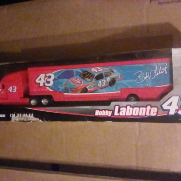 Motorsports Authentics NASCAR 43 Bobby Labonte Team Hauler Trailer 1/64 - Picture 1 of 1